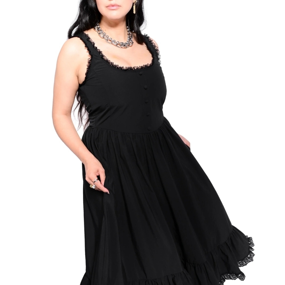 Alexandria Dress From FOX BLOODElegant Black Sleeveless Dress